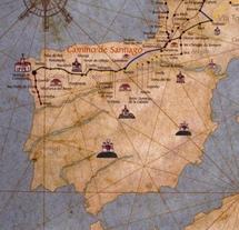 La carte des voyages de Diego Gelmirez