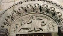 Les vierges sauvées à Clavijo remercient saint Jacques Les vierges sauvées à Clavijo remercient saint Jacques