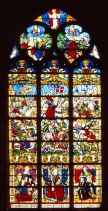Vitrail du Matamore, vue d'ensemble Vitrail du Matamore, vue d'ensemble