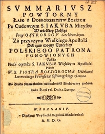 Pologne, l'opuscule de 1676 Pologne, l'opuscule de 1676