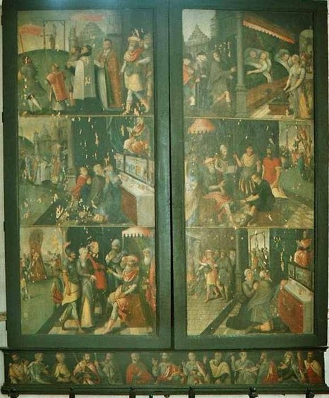 Le retable fermé, le miracle du pendu-dépendu Le retable fermé, le miracle du pendu-dépendu