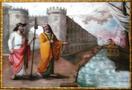 Saint Jacques partant pour l'évangélisation (Sallanches-Savoie) Saint Jacques partant pour l'évangélisation (Sallanches-Savoie)