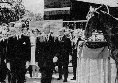 L'inauguration de la plaque