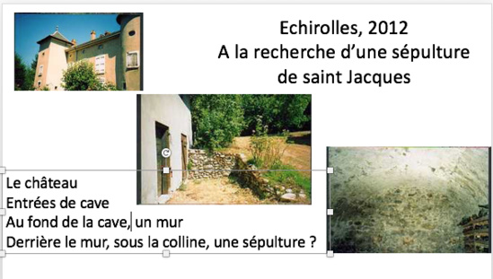 Pèlerinage à Saint-Jacques d’Echirolles, étape n° 22