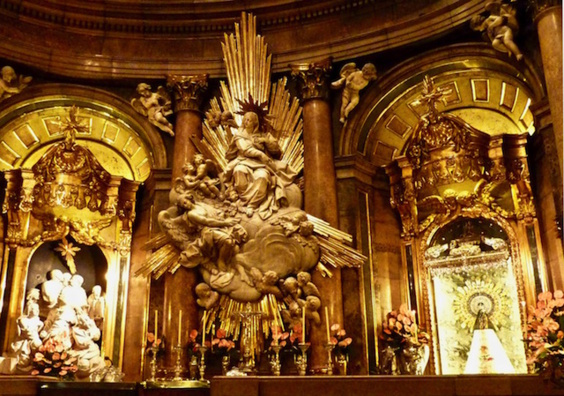 Retable de la basilique Notre-Dame de Saragosse (cl LM) Retable de la basilique Notre-Dame de Saragosse (cl LM)