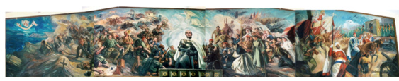 Allégorie de Franco et de la Croisade