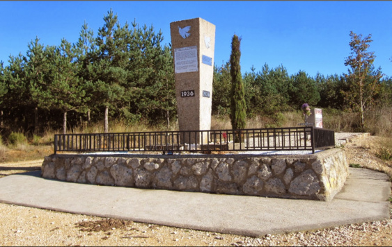La stèle de Pédraja en 2013