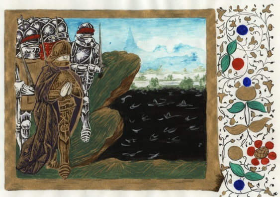 Miniature représentant le siège de Lucerne Miniature représentant le siège de Lucerne