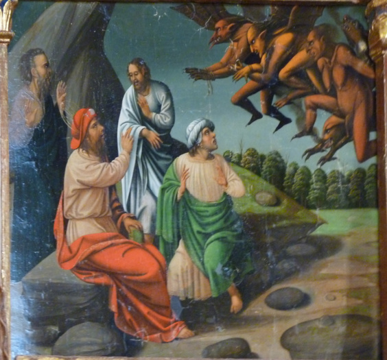 Détails du retable ignoré, étape n ° 50 bis Détails du retable ignoré, étape n ° 50 bis