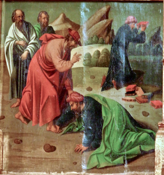 Détails du retable ignoré, étape n ° 50 bis Détails du retable ignoré, étape n ° 50 bis