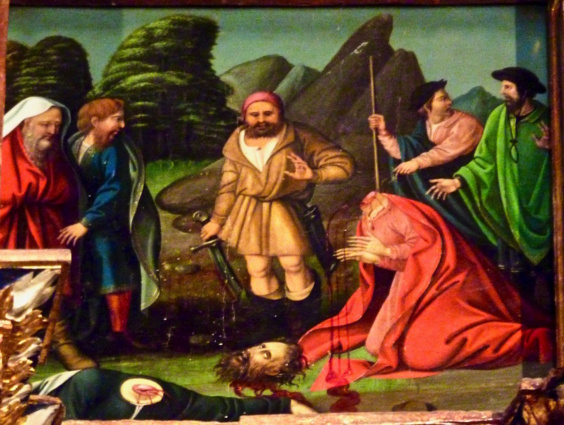 Détails du retable ignoré, étape n ° 50 bis Détails du retable ignoré, étape n ° 50 bis