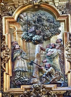 Saint Martin fait abattre un pin représentant le démon