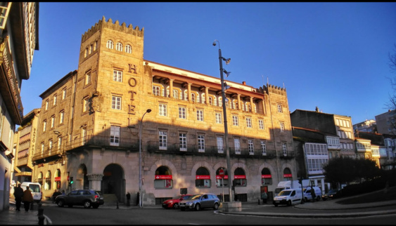 L'hôtel Compostela, plaza de Galicia à Santiago