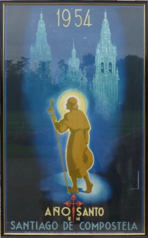 Affiche de l'année sainte 1954