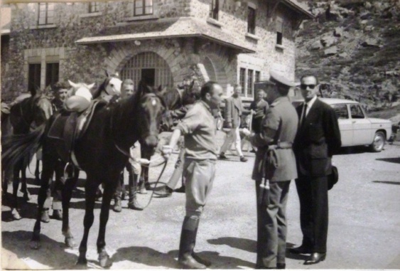 Au Somport, Henri Roque et le général Nogueras