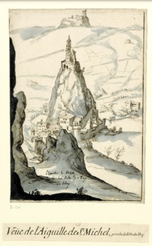 La chapelle sur une gravure du XVIe siècle