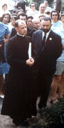 Le docteur Delort avec l'abbé Jammet Le docteur Delort avec l'abbé Jammet