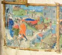 Transport du corps de Saint Jacques vers la reine Louve Transport du corps de Saint Jacques vers la reine Louve