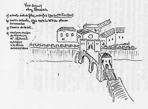 Le pont, l'église et l'hôpital au Moyen Age. Le pont, l'église et l'hôpital au Moyen Age.