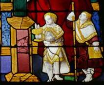 Louviers, église Notre-Dame, baie 18, XVIe siècle. Louviers, église Notre-Dame, baie 18, XVIe siècle.