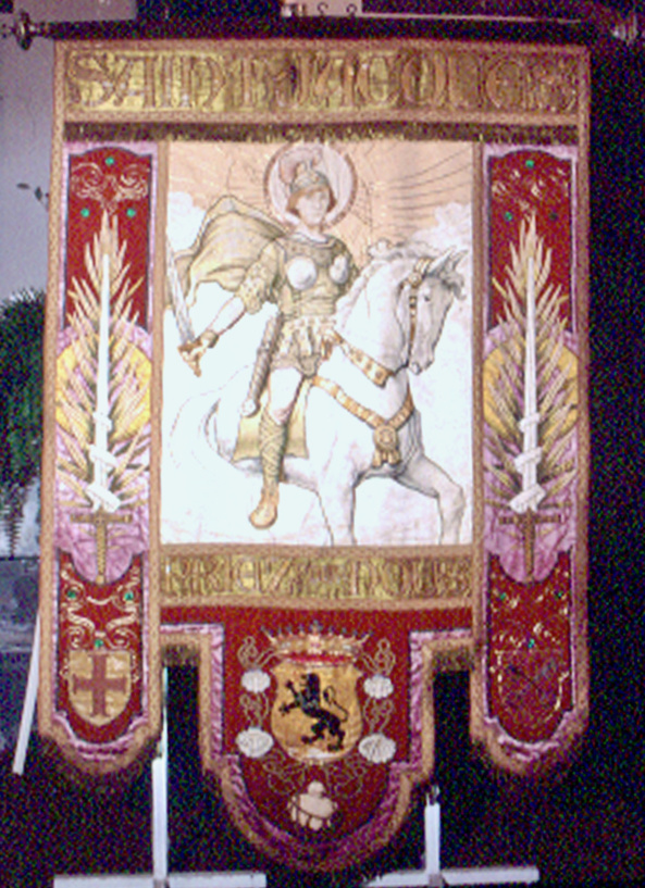 L'avers de la bannière de Cappelbrouk L'avers de la bannière de Cappelbrouk