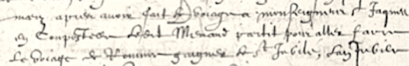 Trouver des pèlerins de Compostelle dans les registres paroissiaux, étape 101 Trouver des pèlerins de Compostelle dans les registres paroissiaux, étape 101