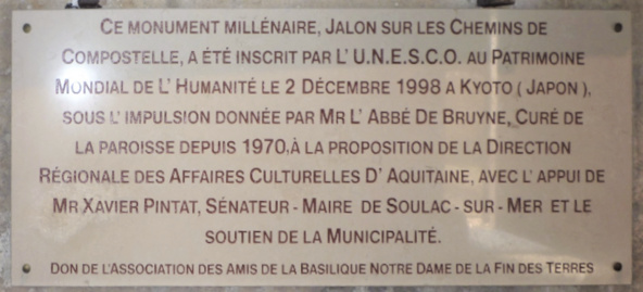 Quoi qu'il en soit, Soulac reste inscrite au Patrimoine mondial