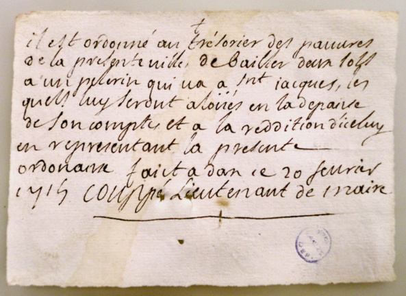 Mandat pour un troisième pèlerin Mandat pour un troisième pèlerin