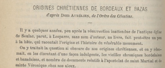 La recherche historique « à la Tarzan », étape n° 110-1