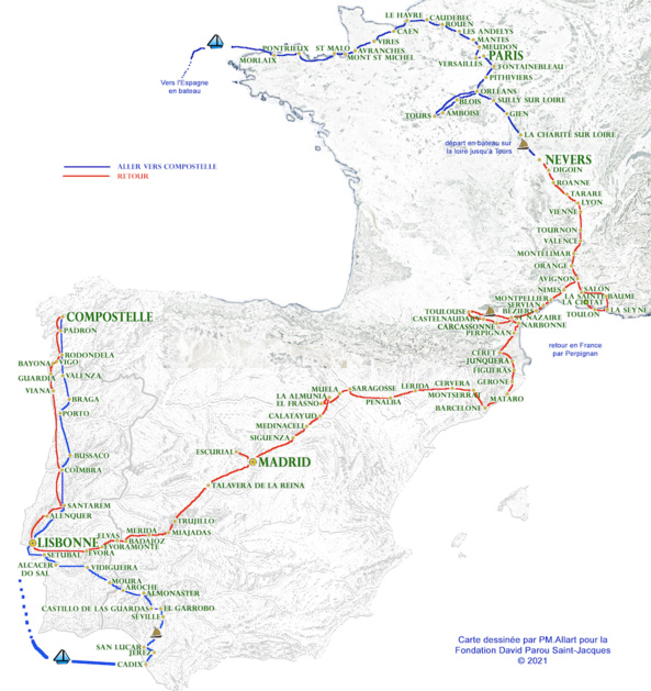 François de Tours, à Compostelle malgré lui (2e partie), étape 112 François de Tours, à Compostelle malgré lui (2e partie), étape 112