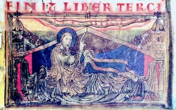 La miniature restaurée en 1966 du Codex actuel