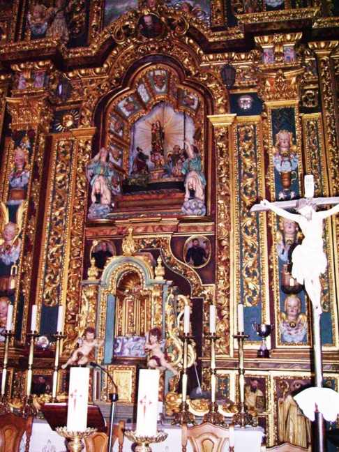 Le retable du maître-autel en 2009