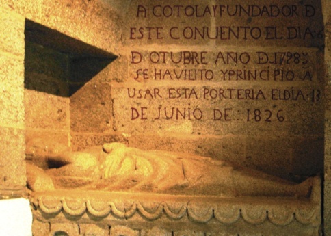 Le tombeau dit de Cotolay, porterie de l'ancien couvent des franciscains