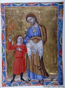 Les miniatures uniques de saint Jacques dans le Légendaire Angevin Hongrois, lettre 133
