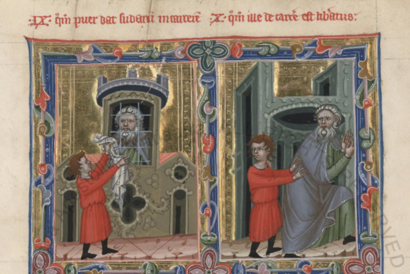 Les miniatures uniques de saint Jacques dans le Légendaire Angevin Hongrois, lettre 133
