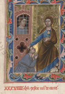 Les miniatures uniques de saint Jacques dans le Légendaire Angevin Hongrois, lettre 133