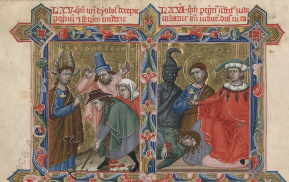 Les miniatures uniques de saint Jacques dans le Légendaire Angevin Hongrois, lettre 133