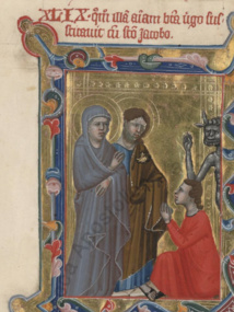 Les miniatures uniques de saint Jacques dans le Légendaire Angevin Hongrois, lettre 133