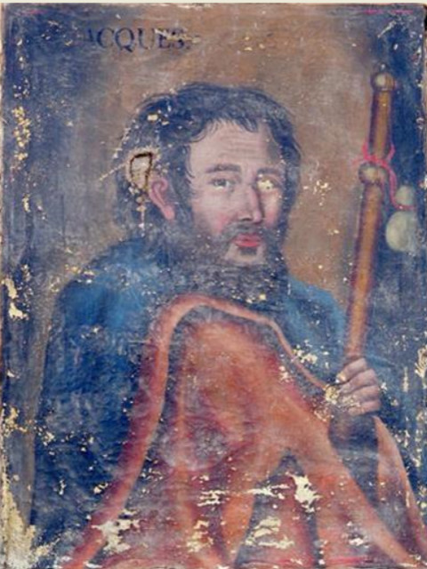 Dans la chapelle Saint-Antoine de Névache (Hautes-Alpes) Dans la chapelle Saint-Antoine de Névache (Hautes-Alpes)