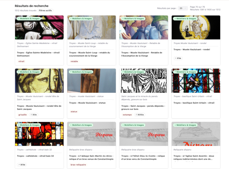 Exemples de présentation de résultats de recherches aléatoires Exemples de présentation de résultats de recherches aléatoires