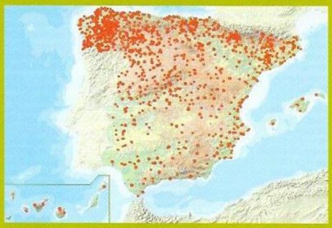 Eglises Saint-Jacques en Espagne