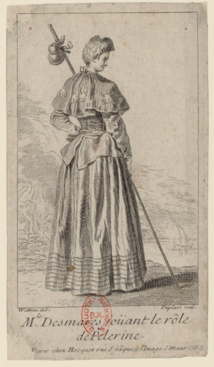 Personnage des Trois cousines ( https://gallica.bnf.fr) Personnage des Trois cousines ( https://gallica.bnf.fr)