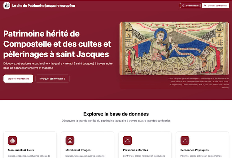 Premier écran du site de consultation Premier écran du site de consultation