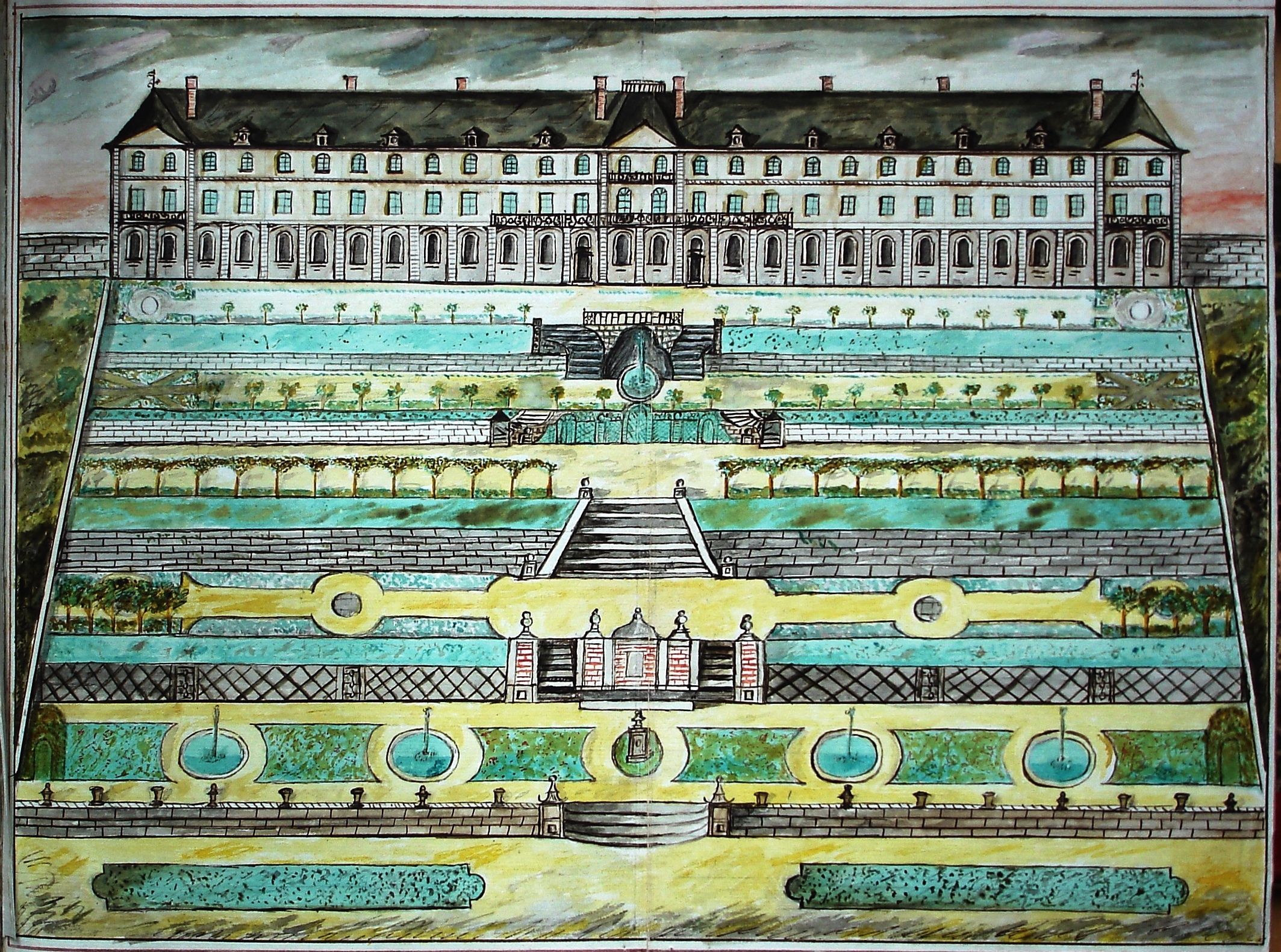 Les jardins de l'abbaye Saint-Jacques de Provins