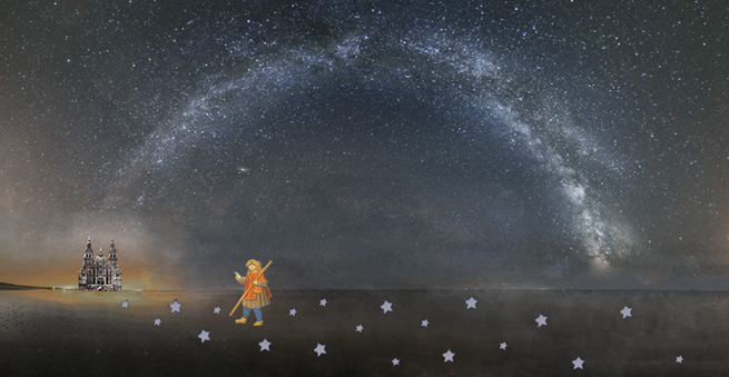 La Voie lactée chemin de saint Jacques (PMA) La Voie lactée chemin de saint Jacques (PMA)