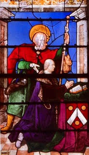 Jacques de Beaune, présenté par saint Jacques