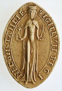 Le sceau de Constance de Castille