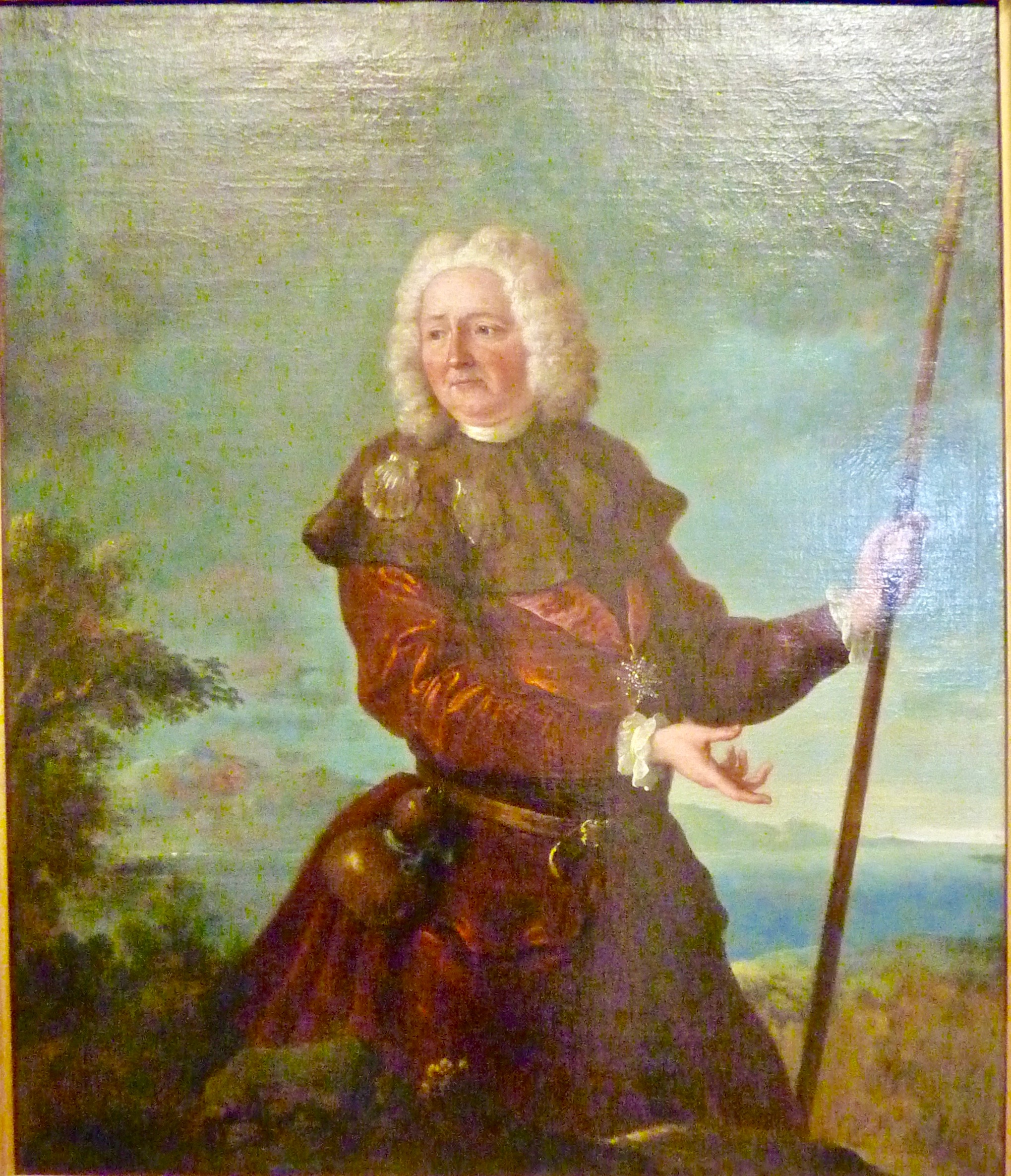 Le roi Stanislas déguisé en oèlerin