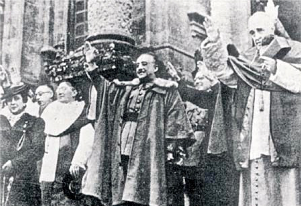Le Caudillo à Compostelle, un 25 juillet