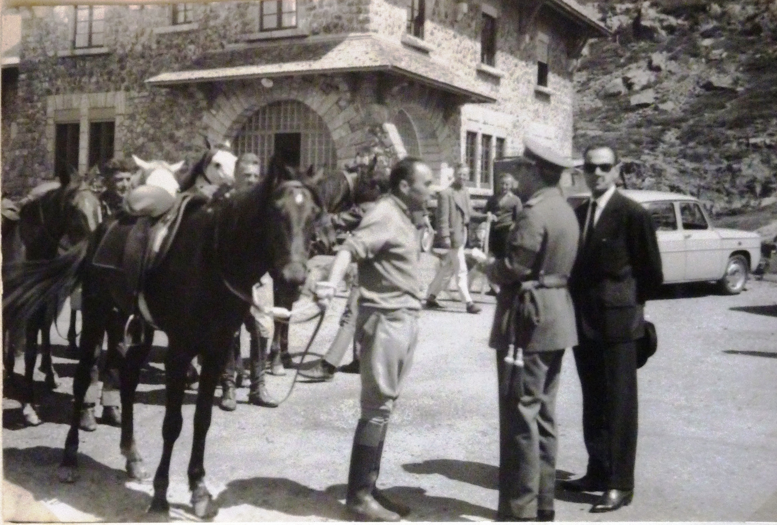 Au Somport, Henri Roque et le général Nogueras